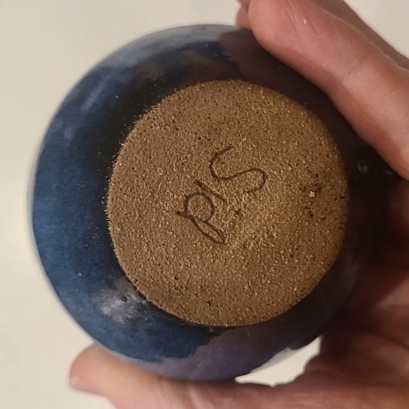 Handmade Blue Pottery - Picture 3 of 6